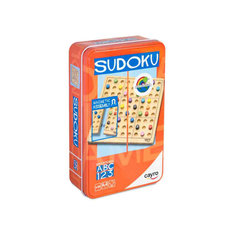 SUDOKU METAL BOX TRAVEL Juego de logica Cayro 110